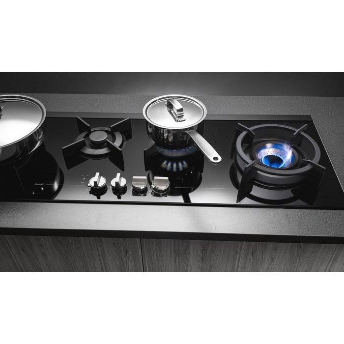 asko HG1145AB tables de cuisson gaz panoramique cadre inox