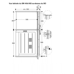 BM454/455 Dessin Technique - Vue Latérale