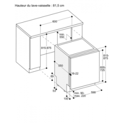 DF260/261 Image encastrement